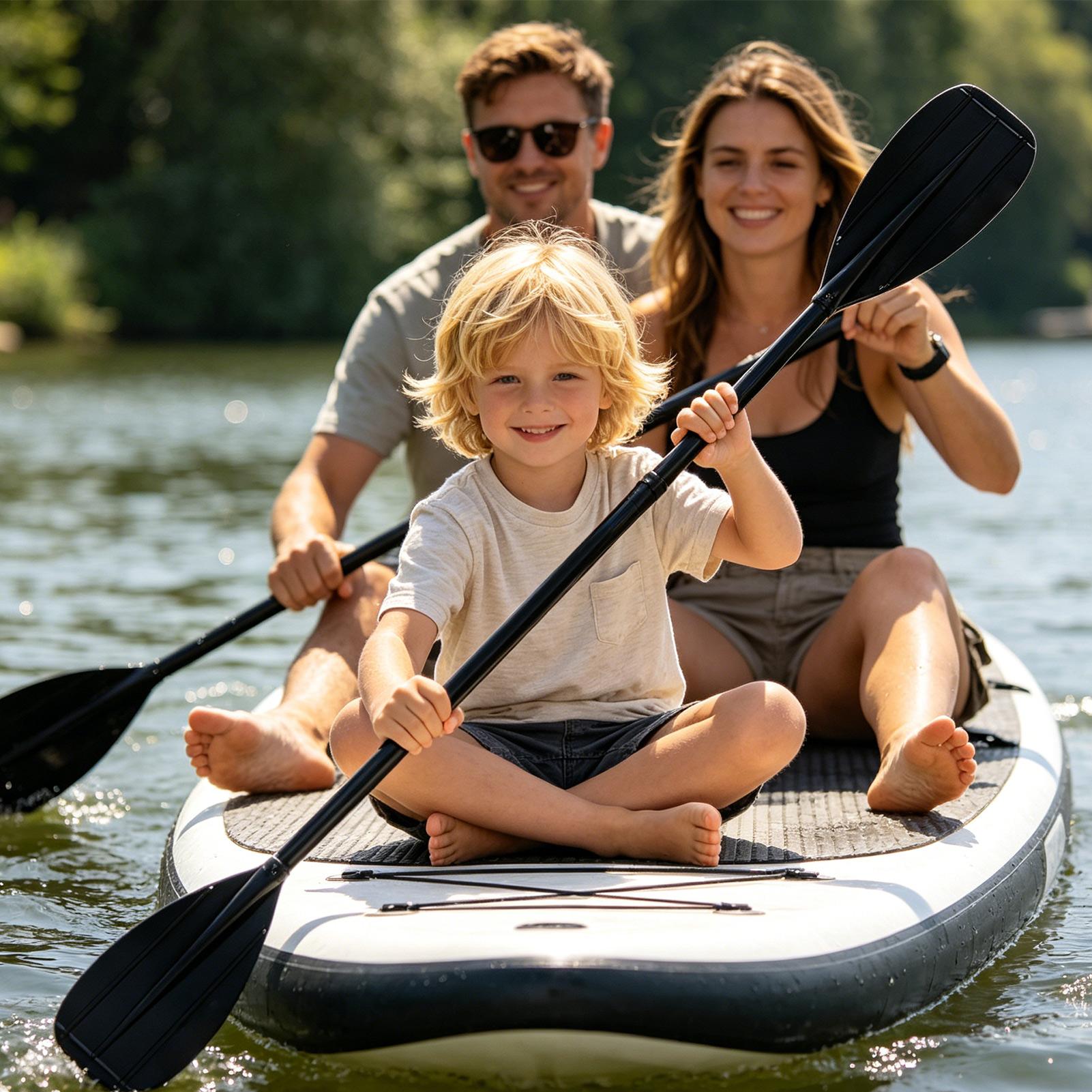 Kayak Paddle Carbon - ไม้พายคาร์บอนไฟเบอร์ 2 ท่อน น้ำหนักเบา แบบสองหัว สำหรับพายเรือคายัค