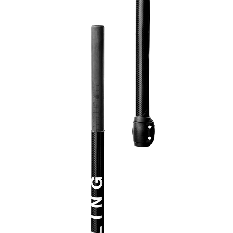Kayak Paddle Carbon - ไม้พายเรือคายัคคาร์บอนไฟเบอร์ 100% - ใบพายคู่น้ำหนักเบาพิเศษสำหรับการเล่นเซิร์ฟและกีฬาทางน้ำ