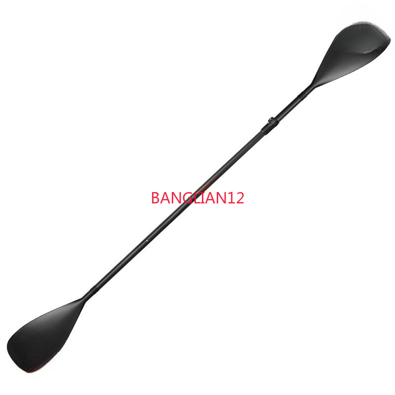 Kayak Paddle Carbon - กระดานโต้คลื่นแบบหัวเดียวและหัวคู่อเนกประสงค์ ไม้พายคาร์บอนเต็มแผ่น กระดานคายัค