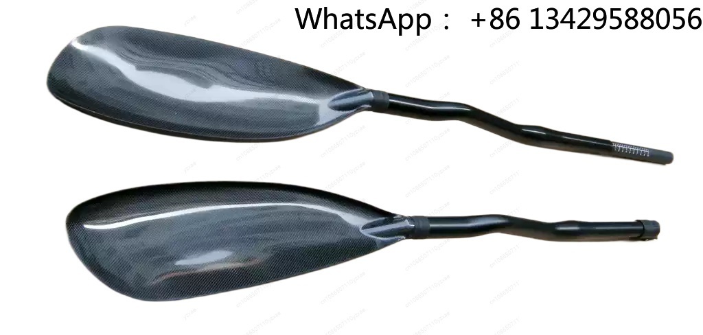 Kayak Paddle Carbon - ไม้พายเรือคายัคทรงช้อนทำจากคาร์บอนไฟเบอร์พร้อมหัวล็อคอะลูมิเนียม Q22 สำหรับกีฬาทางน้ำ